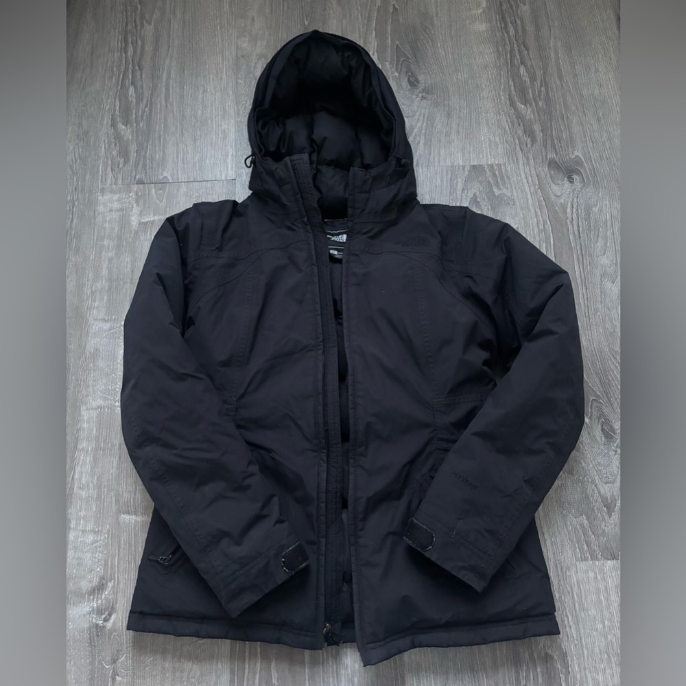 The North Face Women’s Black Hooded Insulated Jacket Size S